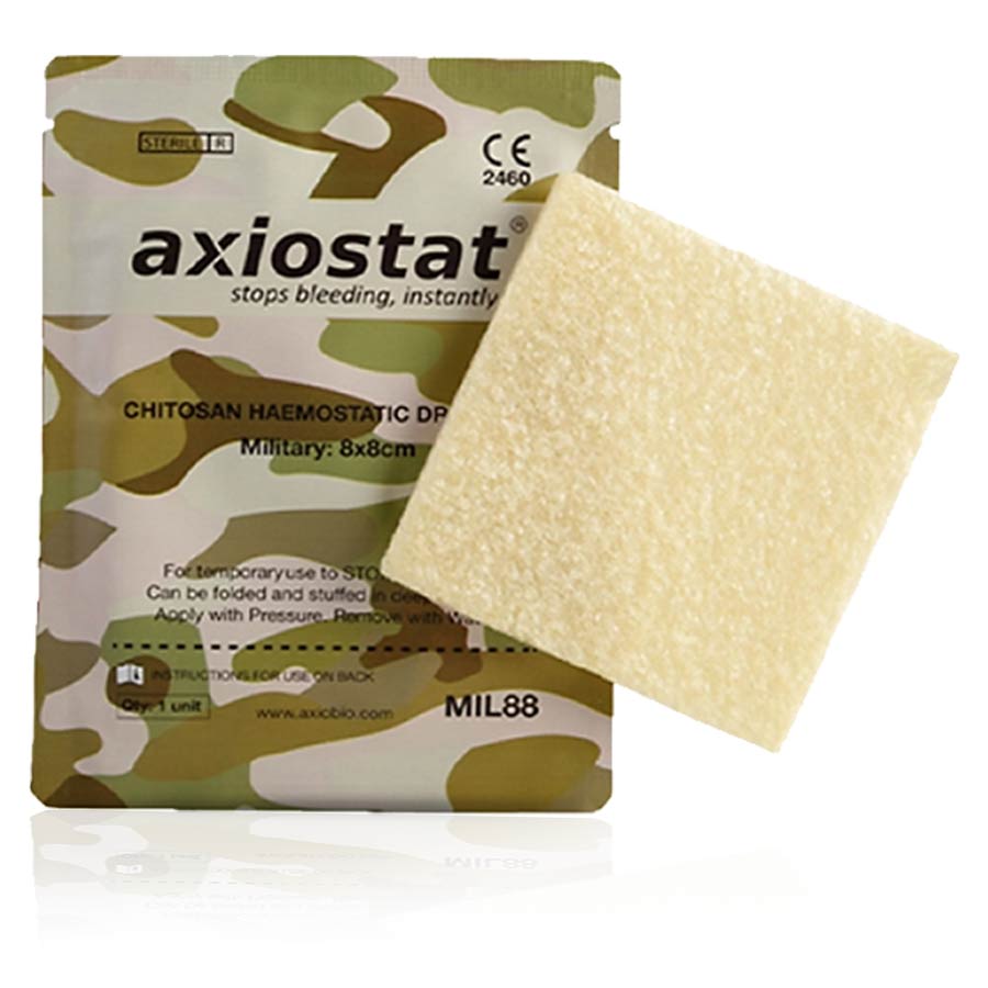 Axiostat – 8×8 cm-es hemosztatikus kötszer Axiostat – 8×8 cm-es hemosztatikus kötszer Axiostat kötszerek 3