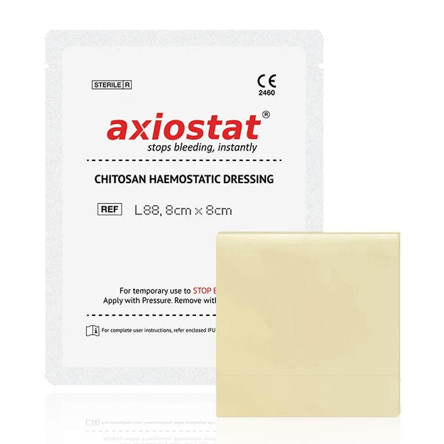 Axiostat – 8×8 cm-es hemosztatikus kötszer Axiostat – 8×8 cm-es hemosztatikus kötszer Axiostat kötszerek 2