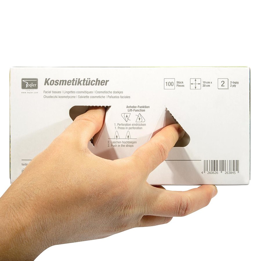 Kozmetikai papírzsebkendő – 100 darabos Kozmetikai papírzsebkendő – 100 darabos Fogyóanyagok 8