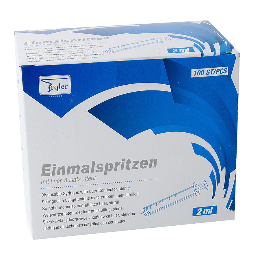 Egyszerhasználatos fecskendő luer csatlakozóval Egyszerhasználatos fecskendő luer csatlakozóval Infúziók, injekciók, fecskendők 22