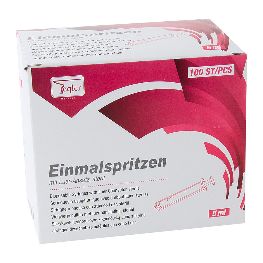 Egyszerhasználatos fecskendő luer csatlakozóval Egyszerhasználatos fecskendő luer csatlakozóval Infúziók, injekciók, fecskendők 24