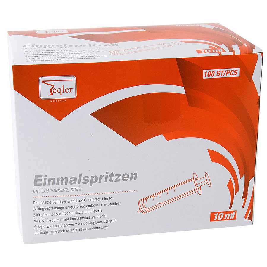 Egyszerhasználatos fecskendő luer csatlakozóval Egyszerhasználatos fecskendő luer csatlakozóval Infúziók, injekciók, fecskendők 26