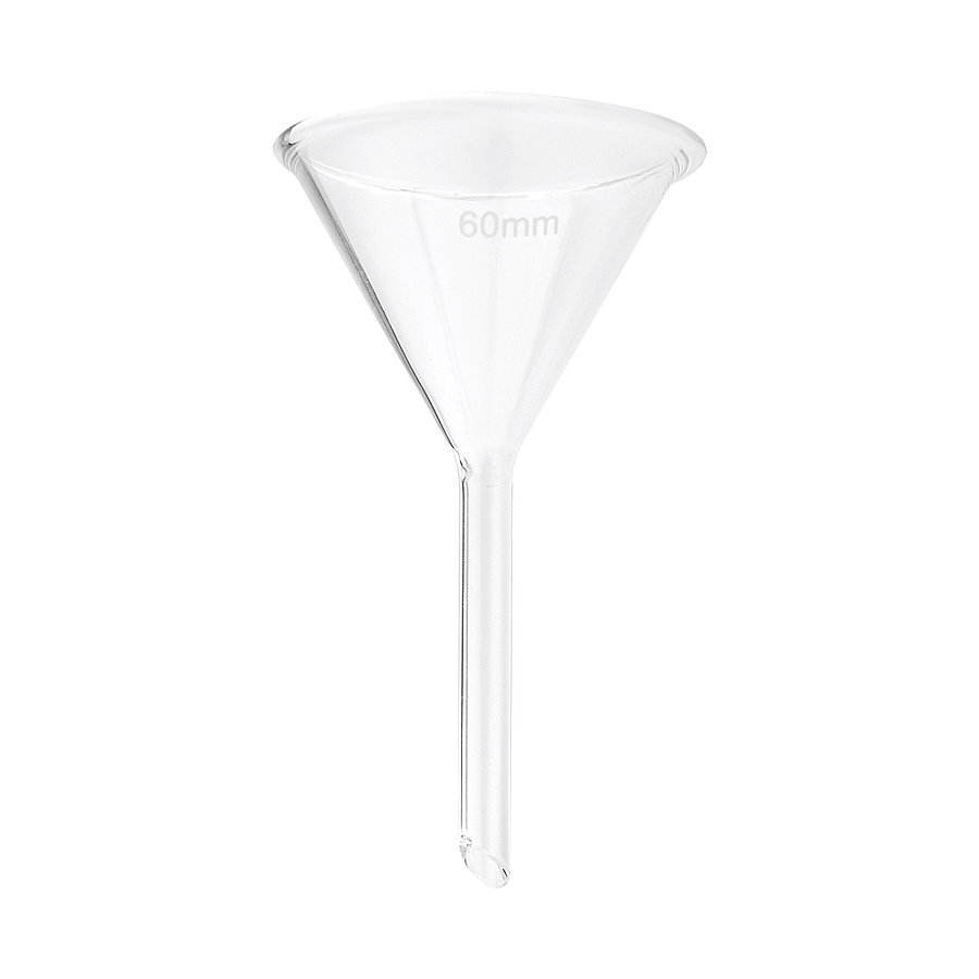 Üvegtölcsér – három méretben Üvegtölcsér – három méretben Laborfelszerelések 12