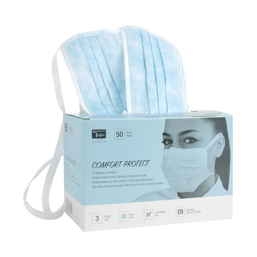 3 rétegű sebészeti szájmaszk fejpánttal 3 rétegű sebészeti szájmaszk fejpánttal Személyi védőfelszerelések 42