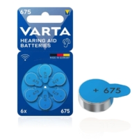 VARTA hallókészülék elem 675 BLI 6